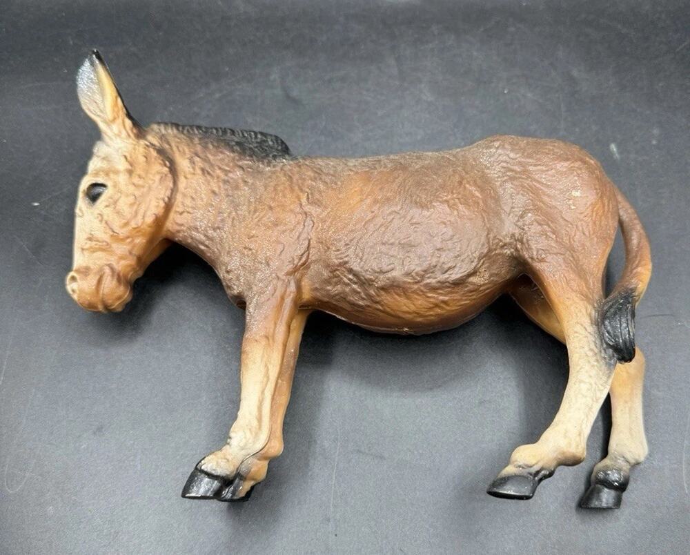 1960s Diamond P Hong Kong Mule Donkey 669 Breyer Mold Farm Animal Plastic VTG T5
